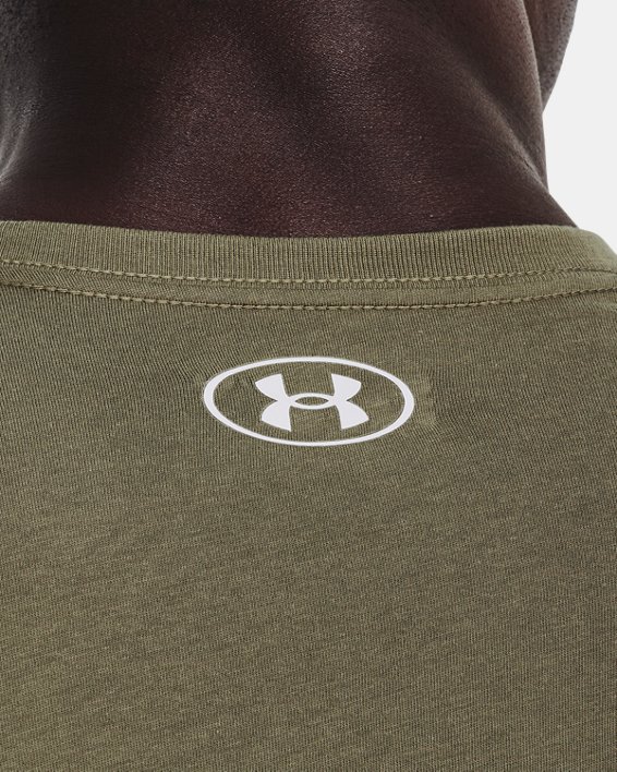 Men's UA Boxed Sportstyle Short Sleeve T-Shirt, Green, pdpMainDesktop image number 3